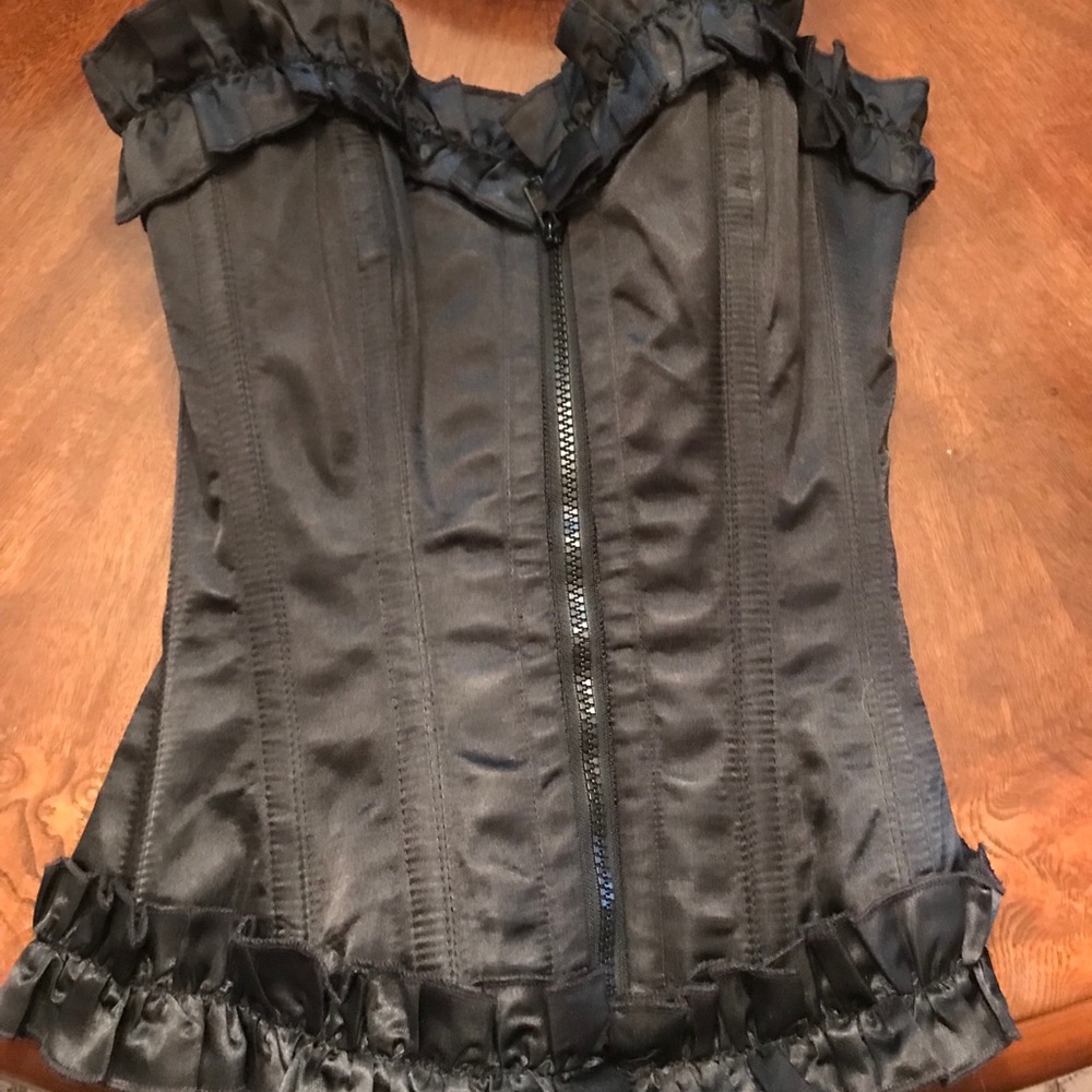 Authentic lace-back corset